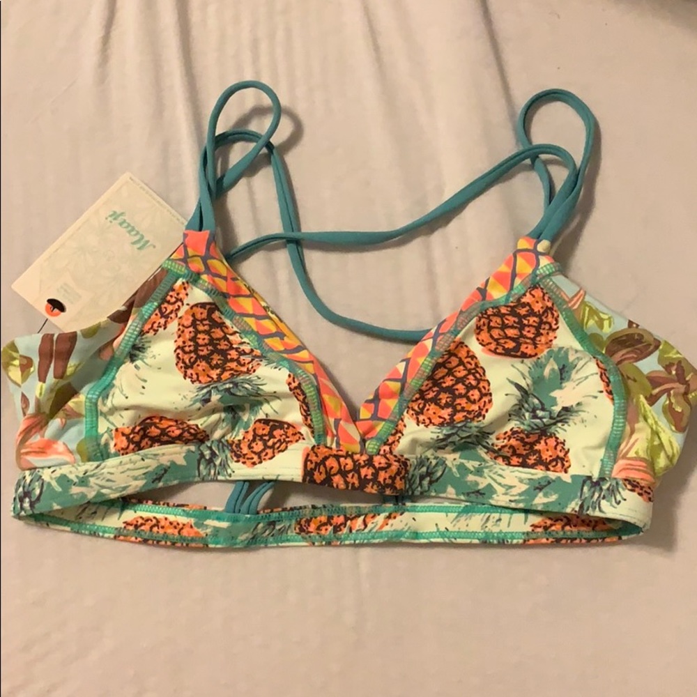 Maaji pineapple bathing suit top